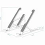 Aisens Soporte de Sobremesa Ajustable Gris Oscuro LPS1M-101
